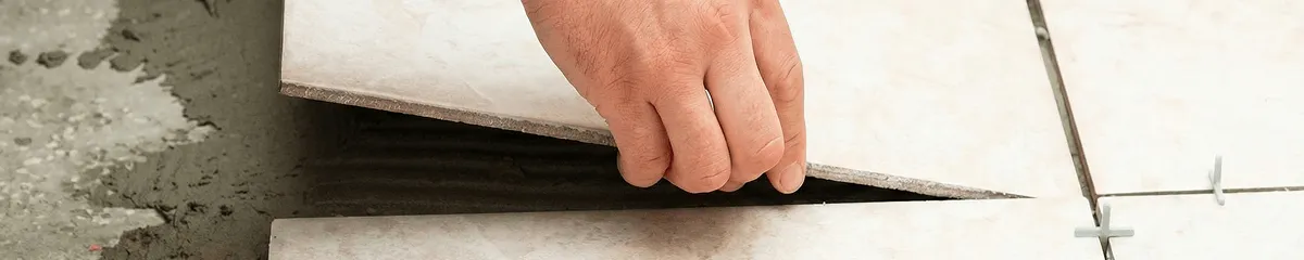 Professional installing ceramic tile floors in Myrtle Beach, SC