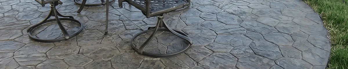 Garden relaxation area with professionally installed stone flooring in Myrtle Beach SC